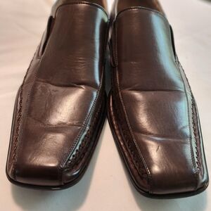 Steve Madden Men's Dress Shoe Size 12 Brown Leather